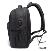 BANGE BG-1921 College Student Schoolbag Waterproof Business Computer Backpack with External USB Charging Port